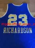 Nouveau Jason Richardson hardwood cssic Jersey # 23 dfunkd 1955-56 maillots de basket-ball