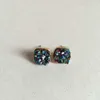 pendientes de cuarzo drusy