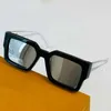 22Ss temporada de sungras de sol para homens z1579 lente preta transparente temple espelho lente homens gama de moda de designer de luxo com caixa original