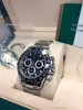 SX Factory Luxe horloges Men Merk Originele doos Polshorloges roestvrij staal zwarte wijzerplaat 116500ln Automatische beweging Work Sports Mens Watch
