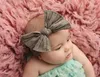 Accessori per capelli neonati nato bambine bandanas bandanas per bambini in fascia di lino in cotone branda turbante solida propshair