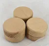 Butelki Sublimacji Buk Wood Drewno Małe Okrągłe Schowek Retro Vintage Pierścieniowe Pudełka do ślubu Naturalna Drewniana Biżuteria Spersonalizowane Rounds Ring Case Holder