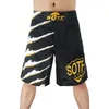 SOTF Boxing Training Fitness Muay Thai Pants Shorts Muay Thai Boxing Shorts Muay Thai Short Kickboxing MMA Short MMA 220512