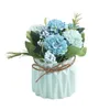 Fleurs décoratives couronnes Simulation artificielle fausse fleur en pot nordique hortensia bonsaï créatif maison bureau mariage décoration décor