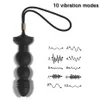 Hwok männlicher Prostata -Massager Wireless Fernbedienung Analstecker Vibrator Sili222L