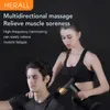 Herall LCD Display Massage Pistole tragbare Percussion Massagegeräte für Halskörper Tiefgewebe -Muskelentspannung Schmerz Reliefness 220518