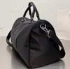 Hight Quality Men Fashion Duffle Bag Triple Black Nailon Travel Bags Mens Gange Buggage Gentleman Business Tote с плечом 45 см.