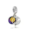 925 design in argento sterling perle sciolte perle braccialetti in perline oro forma moneta forma originale fit pandora collana a ciondolo gioielli a ciondolo gioielli alla moda regali fai -da -te per donne