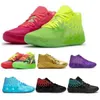 Basketball Shoes NEW OG MB01 Melo Ball Mens Basketball Shoes MB1 Galaxy Rick Queen Buzz City Green Rock Ridge Red Blast 2022 Zapatos Man Trainer