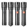 Outdoor High-Power Zoomable LED Flashlight 26650 Battery With Broken Hammer Type-C Charging Emergency Torch