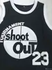 QQQ8最高品質1 Moiveトーナメントシュートアウト23 Motaw Wood Jersey Men 96 Birdie Tupac Jerseys Collegeバスケットボールリムコスチュームダブル