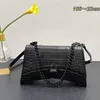 Mini Chain Totes Fashionable Design Hourglass Bag Novel Handbag with Irregular Shape High Quality Handbag Crocodile embossing 9 Styles color