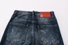 Mäns jeans Stree Uare Fashion Street 2022 People Style Motorcykel Cowboy Pants Ripped Leisure Slend Inkjet DMEN'S2887765