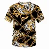 3d T -Shirt Chain series Tshirts Men Women Children Short Sleeve Cool Tees Fashion Casual Summer Boy Girl Kids Streetwear Tops 220407