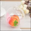 Świecowe uchwyty domowe ogród 1PC 60 mm wiszący tealight Uchwyt Szklany Globes Terrarium Wedding Candlestick Wazon Inn Dekoracja baru