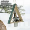 Decorazioni natalizie Ornamenti in legno Giocattoli per bambini per l'albero di Natale Ciondoli pendenti Xmas Elk Decoration Home Party Year 2022 NoelChristmas