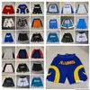 Team-Basketball-Shorts, Just Don Retro Dream Bullets Wear, Sporthose mit Tasche, Reißverschluss, Jogginghose, Hip Pop, Rot, Blau