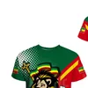 Tessffel Ethiopië Afrika County Vlag T-shirt Reggae Retro Stam Leeuw 3dprint Mannen Vrouwen Zomer Grappige Korte Mouwen T-shirts streetw5807874