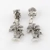 150Pcs Antique Silver Alloy Coconut Tree Charms Pendant For Jewelry Making Findings 14x32mm