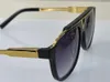 Designer óculos de sol Men marca de luxo Retro Vintage Moda Gold Gold Gold Square Black Gold Frames Millionaire Mascot Mulheres UV 400 0936