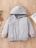 Baby Zip Up Solid Hoodie SHE