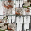 Parei Sciarpe Coprispalle Cappelli Guanti Accessori moda Maglia bianca Er Ricamo Pizzo Beach Up Vestido Playa Kaftan Robe De Plage Pareo Bik