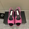 Designer Runway Women Sandals Summer Famous Brand Classic Black 3D Print Low Heels Platform Shoes Stylish Party Leisure Travel Vintage Girls Slides Sandal