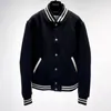 Mens Jacket SLP Designer Baseball Jackets Cashmere broderi Kontrasterande Cardigan Coat Män Kvinnor Lossa Fashion Coats High