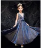 En stock, de vraies photos filles perlées avec des robes de fête à orage à volants Premières robes de concours de fille sainte.