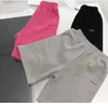 Frühling Sommer Alter 1-11T Baby Schwarz Grau Rosa Shorts Kinder Buchstaben Stickerei Muster Hosen Kinder 100 % Baumwolle Atmungsaktive Kleidung