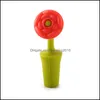 Other Bar Products Barware Kitchen Dining Home Garden Sile Flower Wine Stopper Reusable Beer Champagne Whiskey Bottle Cork Vacuum Sealed