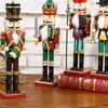 Epacket 30cm Nutcracker Puppet Soldiers العناصر الجدة ديكورات منزلية لعيد الميلاد الحلي الإبداعية و Parrty XMA255Z