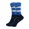 Chaussettes bonneterie femmes Harajuku dessin animé animaux léopard chauve-souris hérisson motif Long Tube drôle heureux décontracté cadeaux vente directe chaussettes