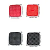 1pc återanvändbar fyrkantig silikontillbehör Luft Fryer Non-Stick Hållbar Pad Scale Place Mat Kitchenware Black/Red