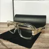 2021 Mode Sonnenbrille Männer Marke Designer Unisex Gold Metall Chassis Männliche Qualität Sonnenbrille für Frauenbrillen 4 Color8851980