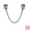 925 Siver Beads Charms for Pandora Bracelets Designer для женщин Новая цепочка безопасности Love Lock Angel Koala Flow