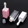 100 pcs 5ml mini quadrado labelo tube lipgloss lipgloss amostra lip-balm garrafas recipiente ferramenta de beleza sn3364