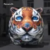 Party Party décoratif Tiger Tiger tête 5m Modèle de mascotte animale Air Boule de tigre Boule de tigre pour décoration murale