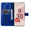 PU LEATHER BUTTERFLY FLIP Stand Wallet Wallet Forms for Google Pixel 7 Pro 6 6A 5 XL 4 3 2XL Card Slots Cover مع حبل