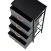 Modern fabric drawer storage cabinet box multi-layer assembly household simple