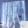Strings Christmas Garland LED Gardin Icicle String Lights Droop Garden Street Outdoor Decorative Holiday Light Luces de Para Decorled