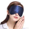 Masque de sommeil en soie, ombre à paupières Portable, patch oculaire de voyage, repos respirant, bandeau oculaire