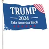 Donald Trump Flags 3x5 ft 2024 Reeleção Take America de volta 90*150cm Bandeira com ilhós de meta