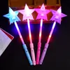 Glowing magic glow stick, flash fairy stick, night market, children's toy stall, popular style, push scan code, small gift