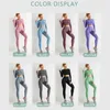 Seamless Yoga Set Woman Sportwear Gym Workout roupas para mulheres 2pcs roupas esporte ternos roupas de fitness push up leggings 220330