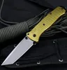 Promotie 537 Pocket Folding Knife M4 ​​Titanium gecoate Tanto Point Blade Aluminium Legering Hendle EDC Knives 2 Handgreepkleuren