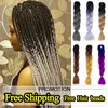 Dreadlocks Twist Braids Hair Extensions Ombre Braid