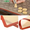 Silikon Macaron Baking Mat for Bake Pann MacaroonPastryCookie Making Professional Grade Nonstick 220618