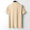 2022 Projektant Polos Mens T Shirty Podstawowy biznes luksusowy haft mody haftowane opaski na ramię krótkie rękawy Wysokiej jakości bawełniane koszulki #06