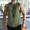 Bodybuilding Sports Tank Tops Men Gyms Fitness Workout Sleeveless Shirt Male Summer Loose Undershirt Running men Vest W220426